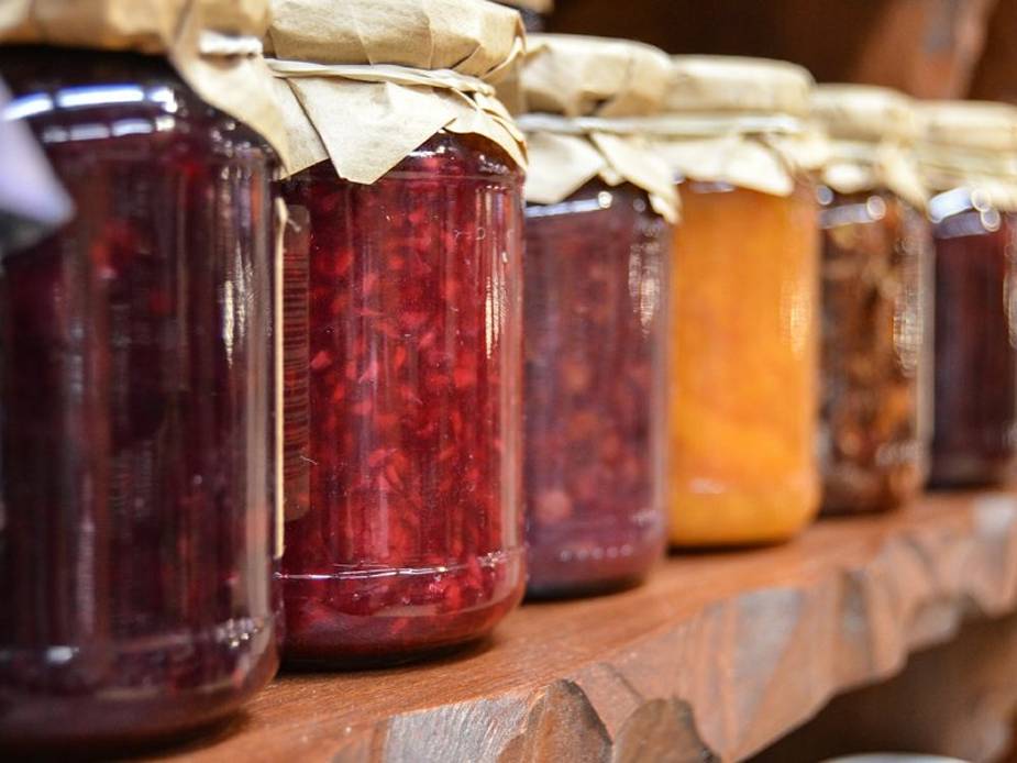 jars full of jam